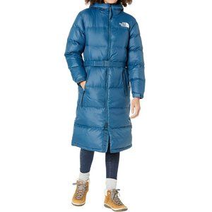 THE NORTH FACE Nuptse Belted Down Long Womens XXL/2XL Parka/Jacket/Coat NEW